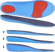 Ailaka Height Increase Shoe Insoles 1 Pair, Breathable Elastic Shock Absorption Cushion Sports Replacement Insert for Men & Women, Invisible Elevator Shoes Lifts Leg Length Discrepancy