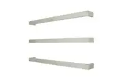 Radiant SBSTR-800 Heated/Non-Heated Single Square Towel Rail - 800mm - Brushed Satin (1 Piece)
