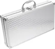 [GLSTOY] Box Aluminum Tool Box Portable Carrying Case Lightweight Hard Shell Briefcase for Men Sturdy Design with Reinforced Corners Stylish and Tear Resistant for Travel and Storage