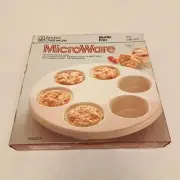 Brand New Vintage Anchor Ovenware Microwave Muffin Pan 6 Muffin Cupcake 9 3/4 in