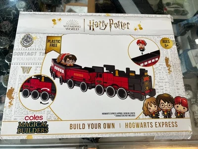 COLES MAGICAL BUILDERS HARRY POTTER BUILD YOUR OWN HOGWARTS EXPRESS / NEW READ
