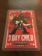 2007 Star Wars Celebration "Europe" Badge, "3-Day Child"