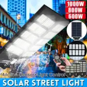 1152 LED Solar Street Flood Light Remote Outdoor Garden Security Lamp Waterproof