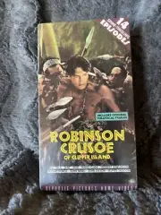 [NEW SEALED] Robinson Crusoe of Clipper Island (Double VHS)