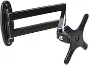 TV Wall Bracket TV Bracket Universal Mount Swivel TV Stand Wall LCD Monitor Hanger Universal Swivel Telescopic Adjustable (14-24inches,Black)