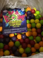 6 pounds Of KABOOM JAW BREAKERS for Bulk Vending machines Dubble Bubble GUM BALL
