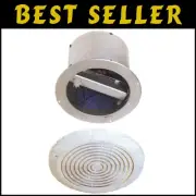 Efficient 50 CFM Ceiling Exhaust Fan - Compact Bladeless Design for Small Spaces