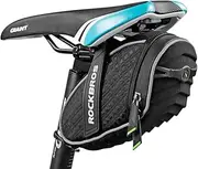 [ROCKBROS] Bike Saddle Bag Under Seat Bike Bag Pack Waterproof Bicycle Tool Bag 3D Shell