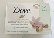 Dove Pistachio Cream Bar Soap Magnolia Scent 14 Bars Rare Discontinued NEW