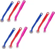 ETHZZLE 3sets Essential Sewing Kit Leather Tracing Wheel Fabric Serrate Tracing Wheel Easy to Use Stitch Roulette Marker for Quilting and Leather Work 3pcs*3