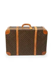 1985 Vintage Brown Jumbo X-Large Monogram Canvas Stratos Suitcase