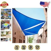Elegant 5' x 7' x 8.6' Blue Right Triangle Shade Sail - 3- Included