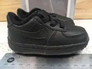 Nike Air Force 1 AF1 Crib Style Shoes Size 4C CK2201-001 Black