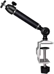Zhaoj24-05 Space-saving Horizontal Fixed Bracket for Projector, Bedside Shelf for Projector with Adjustable Clip Compatible (M)