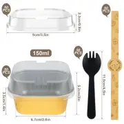 50Pcs Aluminum Foil Cupcake Cup Non-Stick Foil Baking Cups with Lids and legYw