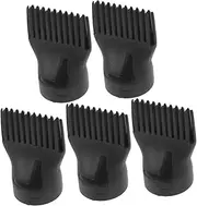 Blow Dryer Brush Attachment 5pcs Set of Comb Nozzles for Hair Dryer Diffuser for Curly Hair Styling Comb Nozzles for Natural Finish