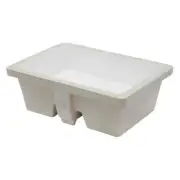 Cadeninc Undermount Bathroom Sinks 14"Wx19"Lx6"D Rectangular Ceramic In White