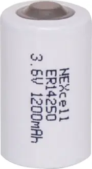 3.6V 1200mAh ER14250 Lithium Battery
