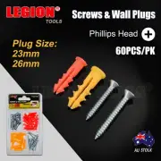 Wall Plugs with Screws Assortment Wall Plug DIY Trade Expansion Plugs