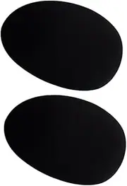 1 Pair men's pectoral stickers silicone chest pads Sticky Bra Cups push up pads Portable Chest Pads Muscle Pads chest round man non-woven fabric cup