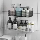 Pole Shower Caddy Tray Holder Shower Storage Rack Organiser Bathroom Tray Shelf;