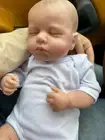 New 50CM Realistic Reborn Silicone Vinyl Cloth Body Doll Handmade girls boys Toy