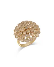 Bloomingdale's Diamond Flower Ring in 14K Yellow Gold, 1.50 ct. t. w.
