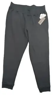 Travis Mathew Jogger Mens Medium Black "Cloud" Sweatpants Logo 30x28 $119