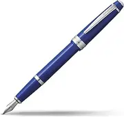[Cross] Bailey Light Medium Nib Fountain Pen, Polished Blue Resin