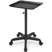 Salon Tray Cart Premium Aluminum Tattoo Tray Rolling Trolley Adjustable Heigh...