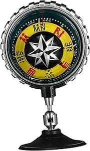 MOTHNUR Car Compass Ball with Suction Cup Decorative Navigation Tool for Cars and Boats High Visibility Dashboard Ornament Effortless Mounting Dependable Direction for Confident Navigation
