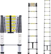 Telescoping Ladder Telescopic Ladder Multi-Purpose Aluminium Telescoping Ladder Extension Extend Portable Ladder Foldable Ladder KeYJ