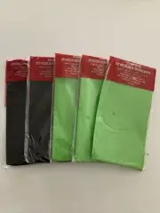 2 Black 3 GreenStandard Stretchable Reusable Washable Text Book Binder Cover New