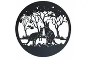 Walters Kangaroos Family Metal Wall Art