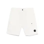 [C.p. Company] C. p. Company Lens-detail Cargo Shorts 52 IT WHITE