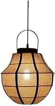 CJLWSLCO Simple Creative Chandelier Japanese Retro Cloth Pendant Lights for Living Dining Room Home Decor Lighting Lustre Bedroom Hanging Lamps E27 Base Hanging Light Indoor Adjustable Height(D40cm)