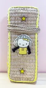 【震撼精品百貨】HELLO KITTY 凱蒂貓 HELLO KITTY日本SANRIO三麗鷗KITTY編織筆袋-越南*71838 震撼日式精品百貨