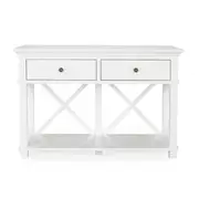 Belle Rosebud Console in White