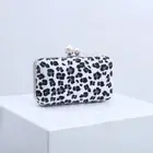 Popular Leopard Print Banquet Bag High Capacity Cosmetic Bag Fashion Handbag