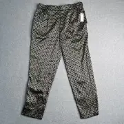 Anthropologie Larkin Jacquard Tapered Pants Women’s Medium (30/34) Gold NWT