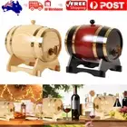 1.5L Oak Timber Wine Barrel Beer Whiskey Rum Storage Brewing Port Keg Home Bar