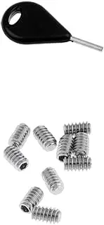 TTETTZ 10Pcs Grub Screws with Key Surf Board Accessories Set for