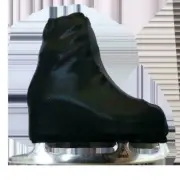 Metallic Figure Skating Boot Covers by Kami-So - Metallic - Black