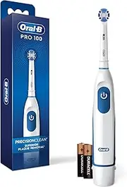 Oral B Pro 100 Precision Clean, Battery Power Toothbrush, White