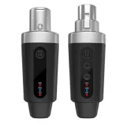 XLR Adapter System Microphone Transmitter Receiver for Dynamic Microphone1050