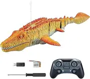 Diving Mosasaurs Toy - Inflatable Water Dinosaur, Pool Fun Gadget | 2.4G Remote Control Outdoor Swimming Pool Dinosaur Toy with Light and Spray, Water Play Toys for Children, Splash Play Toy for Kids