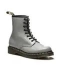 Doc Martens 1460 Zinc Grey Gray Slate Patent Lamper Women’s Boots, Size 7, NIB N
