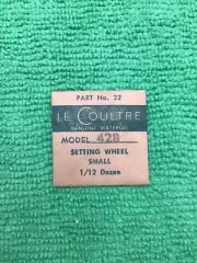 Jaeger LeCoultre Set Wheel Small Cal.428 Part 450 22, NOS
