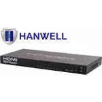 HANWELL HS-M108K 影音訊號分配器 ( 1-TO-8 ) 4K2K@30HZ