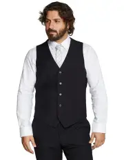 [Johnny Bigg] Raymond Waistcoat in Black